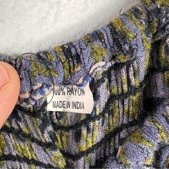 BOHO HIPPIE COUNTRYCORE 70’s MAXI DRESS. Size L/XL. Smocked Bodice. Empire Style - Picture 5 of 6